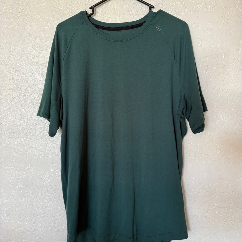 lululemon athletica Forest Green Short Sleeve Tee
